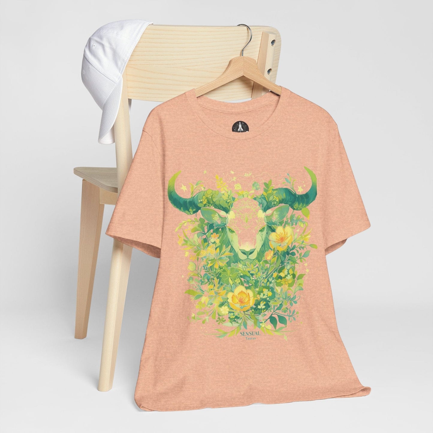 T-Shirt Taurus in Bloom: Astrology Garden T-Shirt