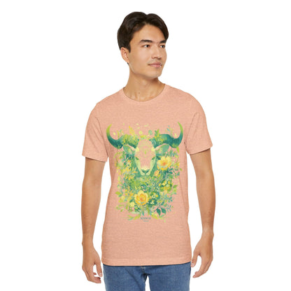 T-Shirt Taurus in Bloom: Astrology Garden T-Shirt