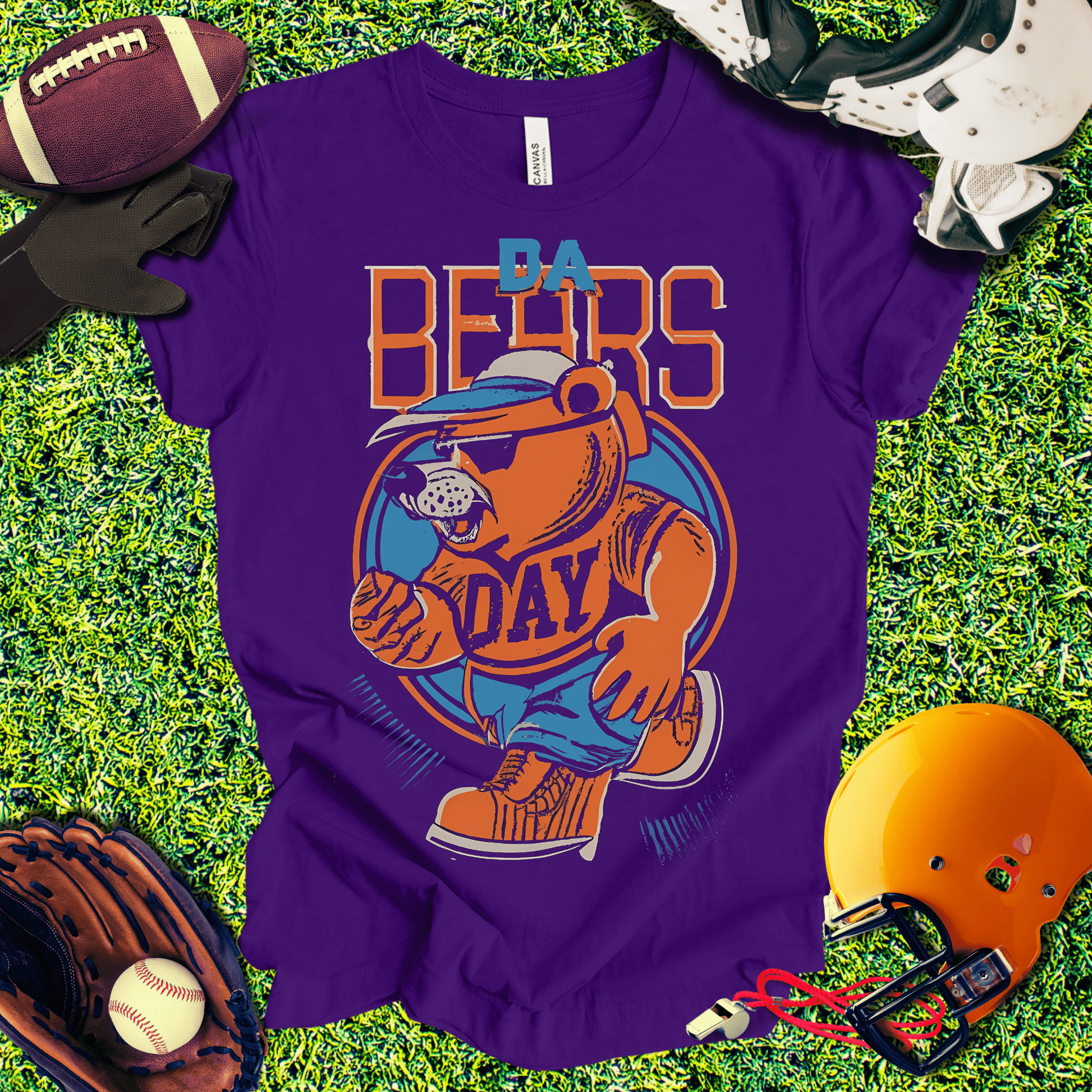 T-Shirt Team Purple / S DA Bears Vintage T-Shirt