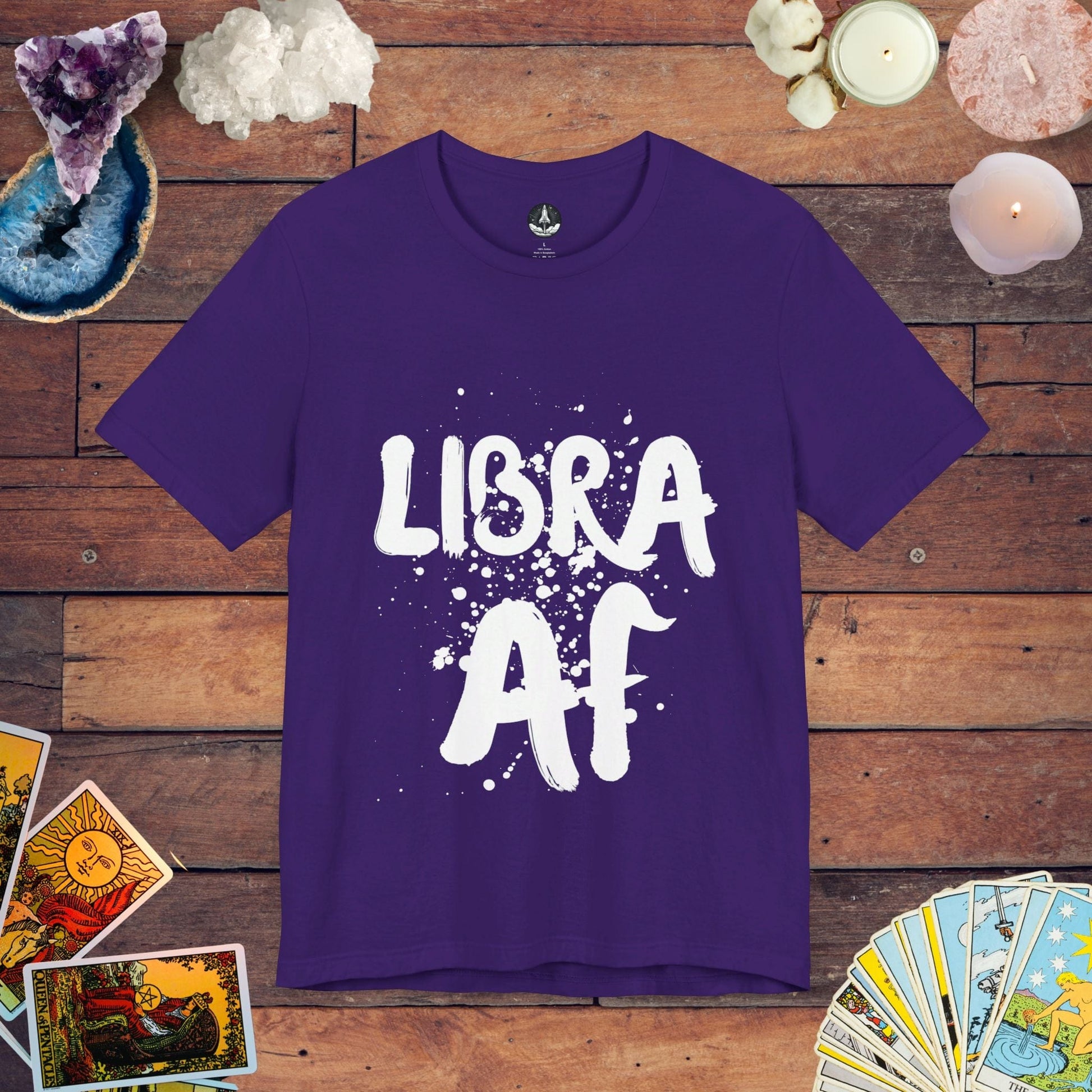 T-Shirt Team Purple / S Libra AF - Zodiac Balance T-Shirt