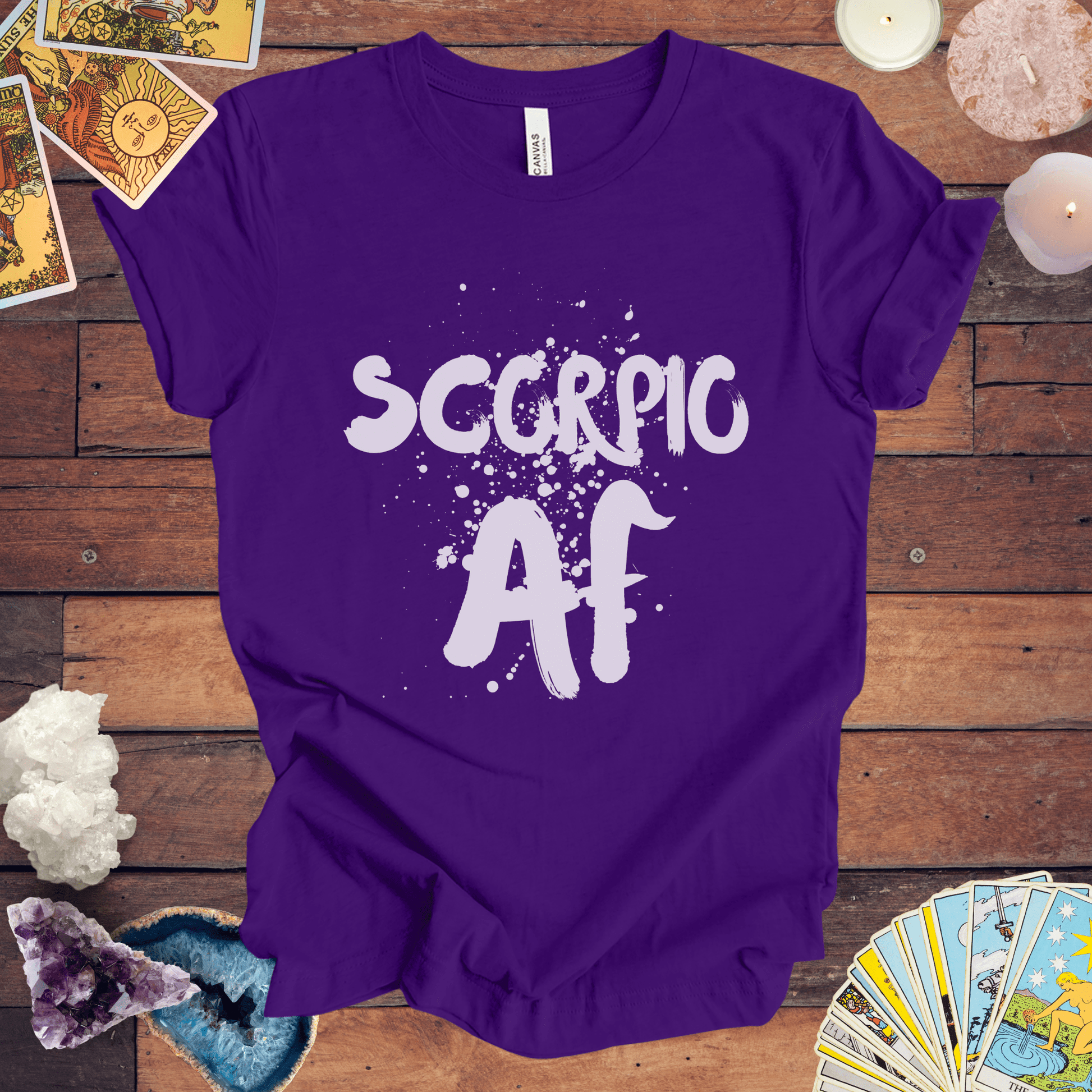 T-Shirt Team Purple / S Scorpio AF - Fierce Zodiac Tee