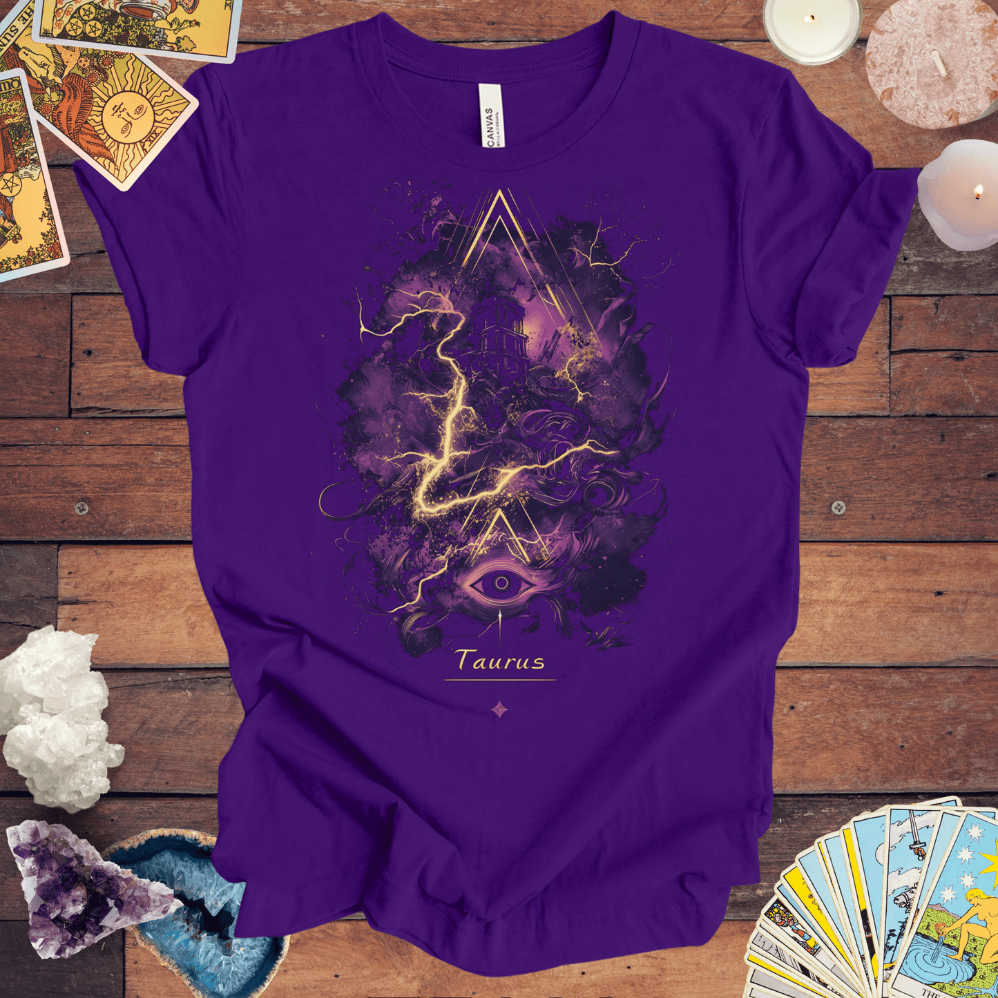 T-Shirt Team Purple / S Taurus Cosmic Energy T-Shirt