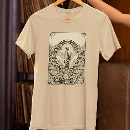 T-Shirt The Hermit's Garden: Virgo Tarot Card T-Shirt