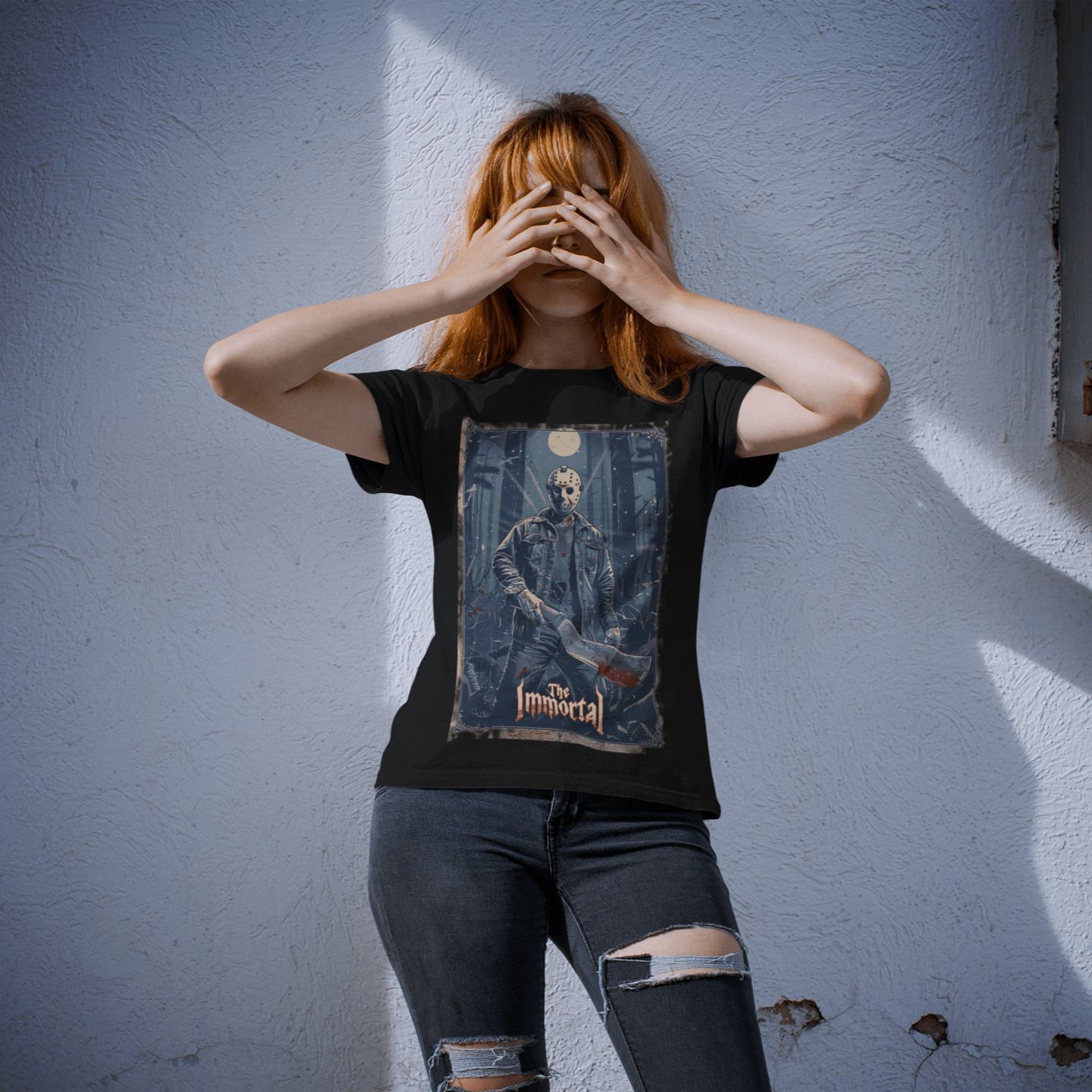 T-Shirt The Immortal Vintage Tarot Card T-Shirt - Halloween Limited Edition