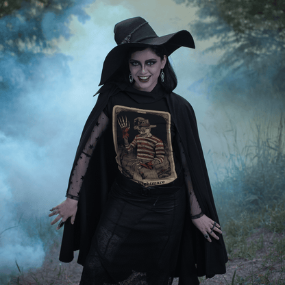 T-Shirt The Nightmare Vintage Tarot Card T-Shirt - Halloween Limited Edition