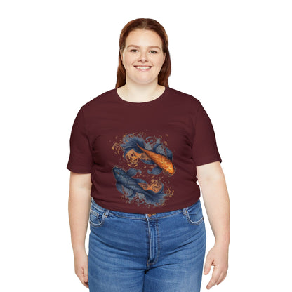 T-Shirt Traditional Pisces Koi T-Shirt