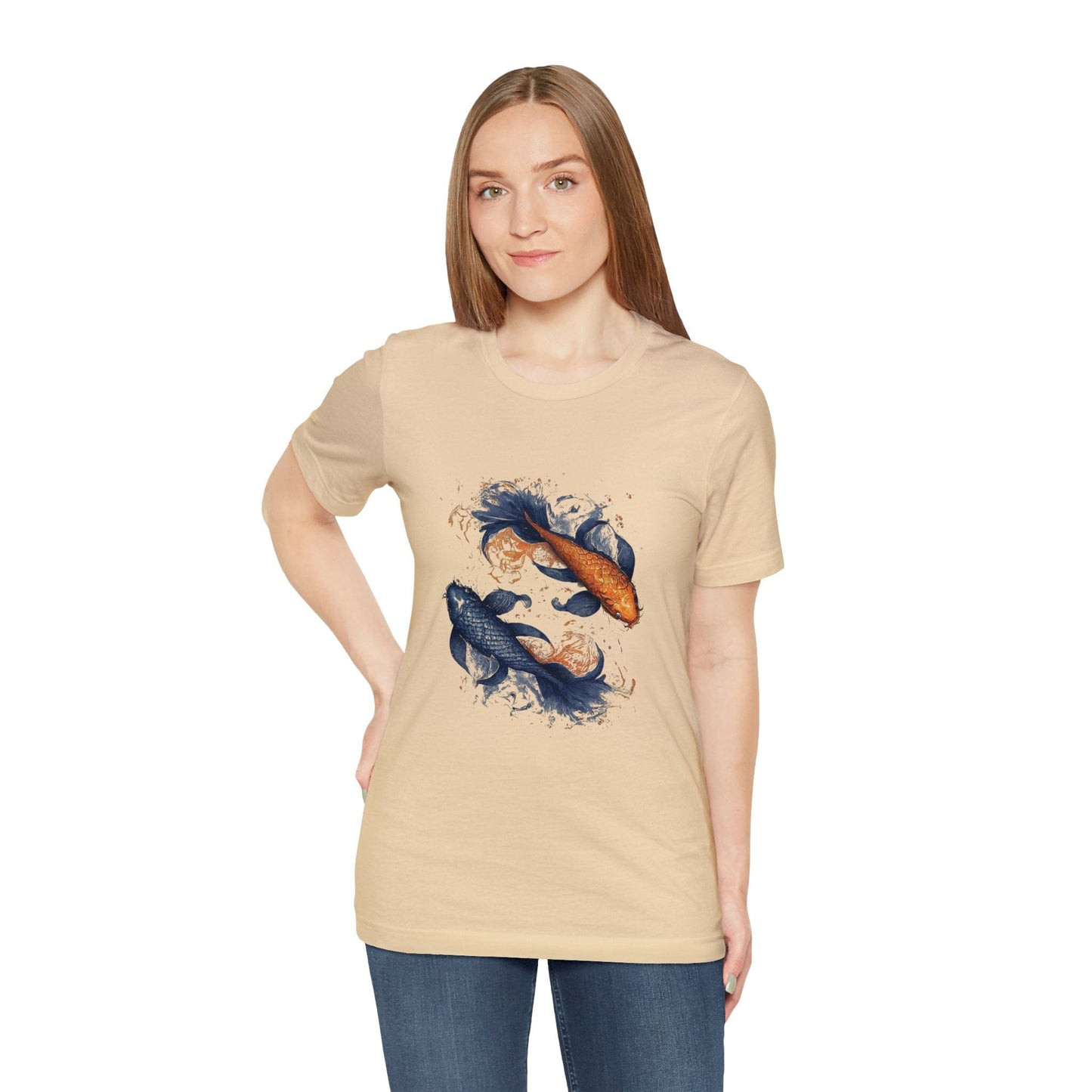 T-Shirt Traditional Pisces Koi T-Shirt