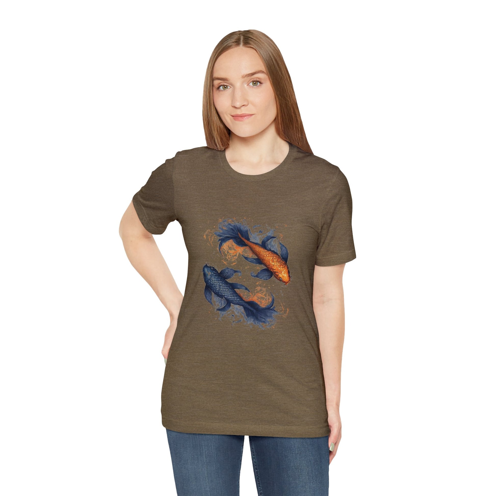 T-Shirt Traditional Pisces Koi T-Shirt