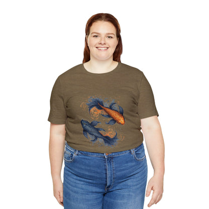 T-Shirt Traditional Pisces Koi T-Shirt