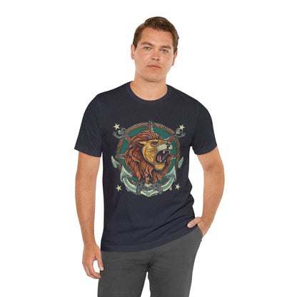 T-Shirt Traditional Sailor Tattoo Leo T-Shirt