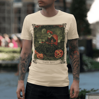 T-Shirt Vengeful Spirit Tarot Card T-Shirt - Halloween Limited Edition