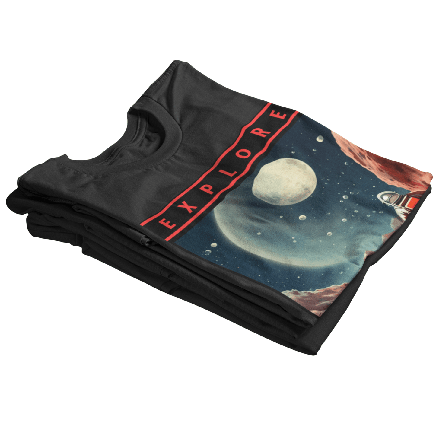 T-Shirt Vintage Space Travel Poster T-Shirt