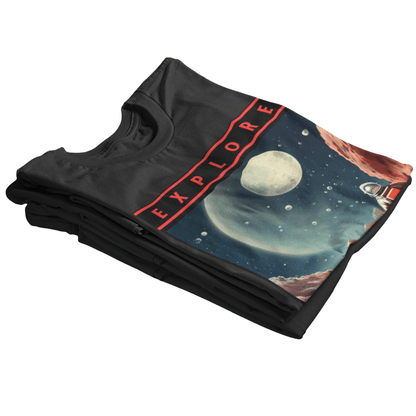 T-Shirt Vintage Space Travel Poster T-Shirt