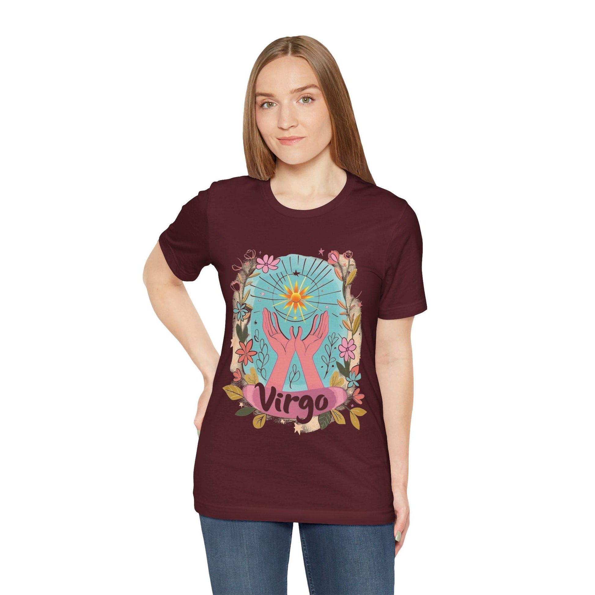 T-Shirt Virgo's Bloom TShirt: Nurturing Nature's Beauty