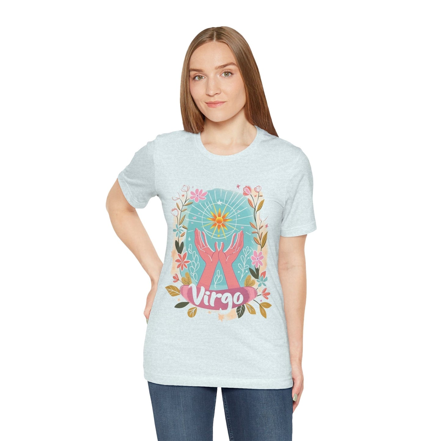 T-Shirt Virgo's Bloom TShirt: Nurturing Nature's Beauty