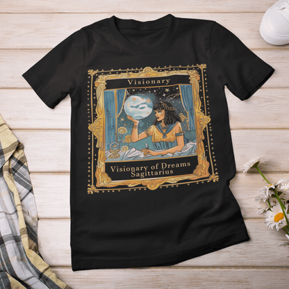 T-Shirt Visionary of Dreams: Sagittarius Tarot Card T-Shirt