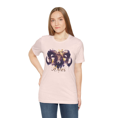 T-Shirt Vivid Aries Spirit TShirt - Wear the Zodiac Artistry