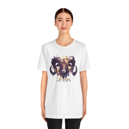 T-Shirt Vivid Aries Spirit TShirt - Wear the Zodiac Artistry