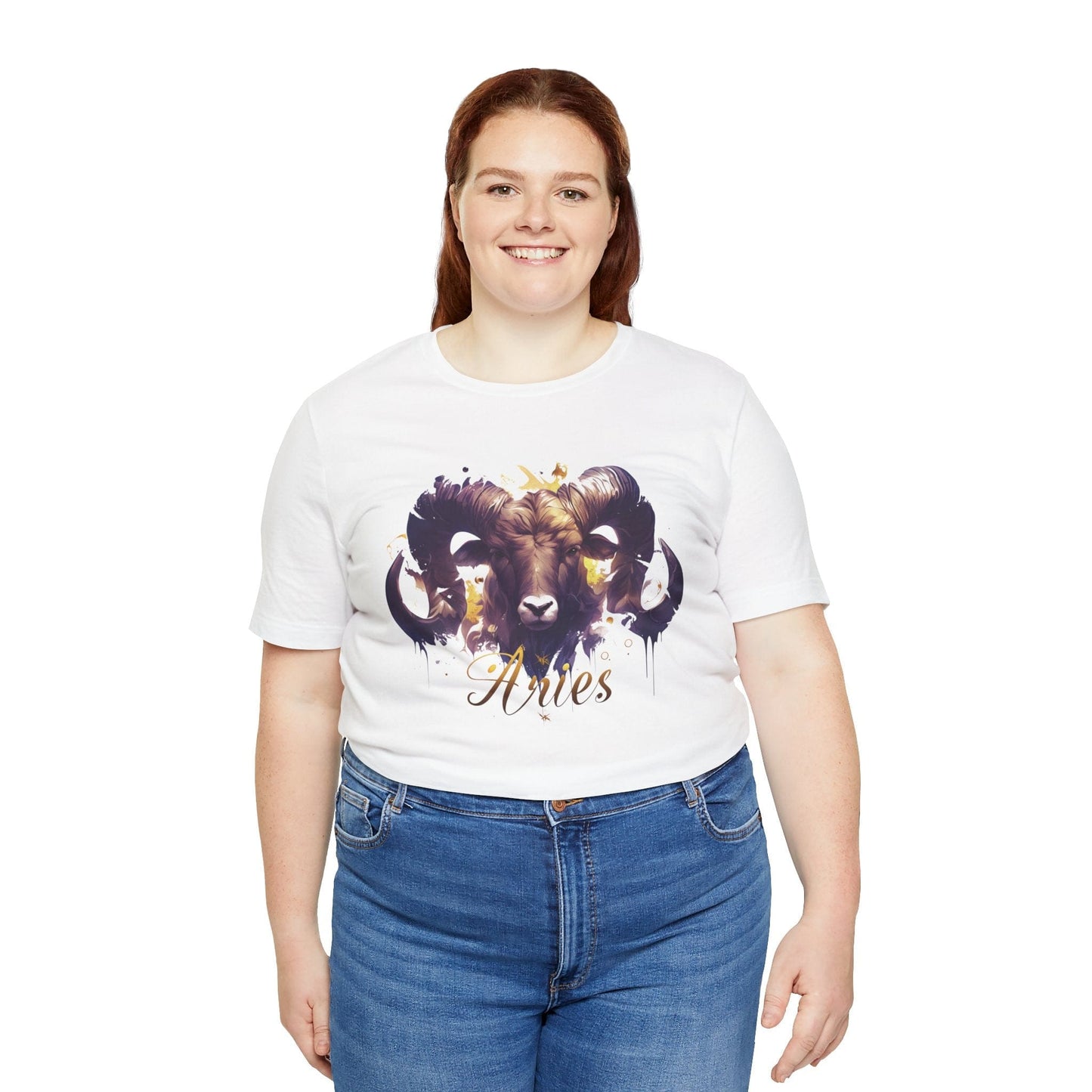 T-Shirt Vivid Aries Spirit TShirt - Wear the Zodiac Artistry