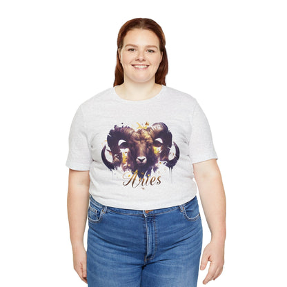 T-Shirt Vivid Aries Spirit TShirt - Wear the Zodiac Artistry