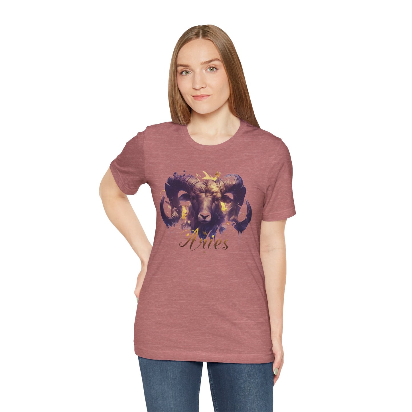 T-Shirt Vivid Aries Spirit TShirt - Wear the Zodiac Artistry
