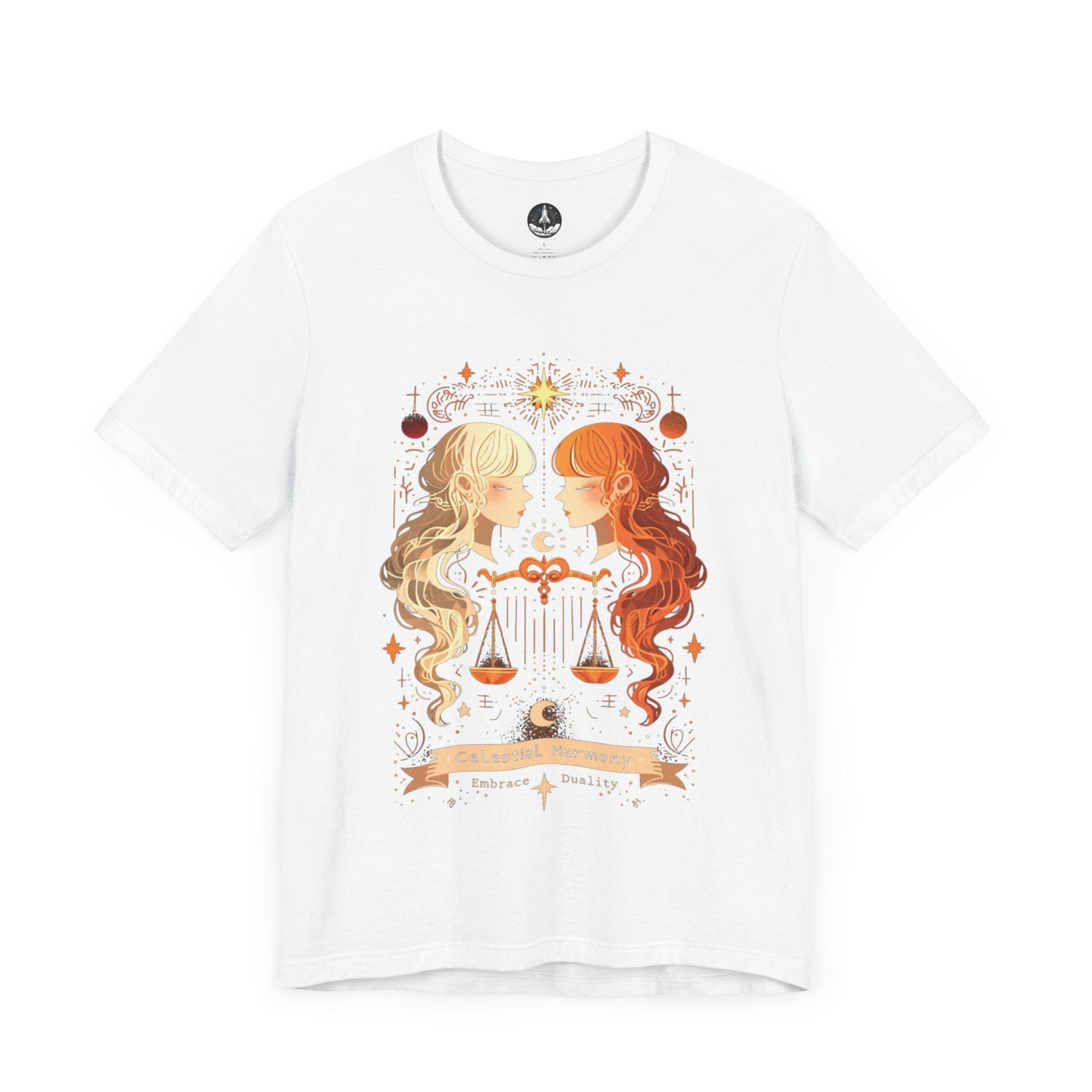 T-Shirt White / L Gemini Celestial Harmony Gemini T-Shirt