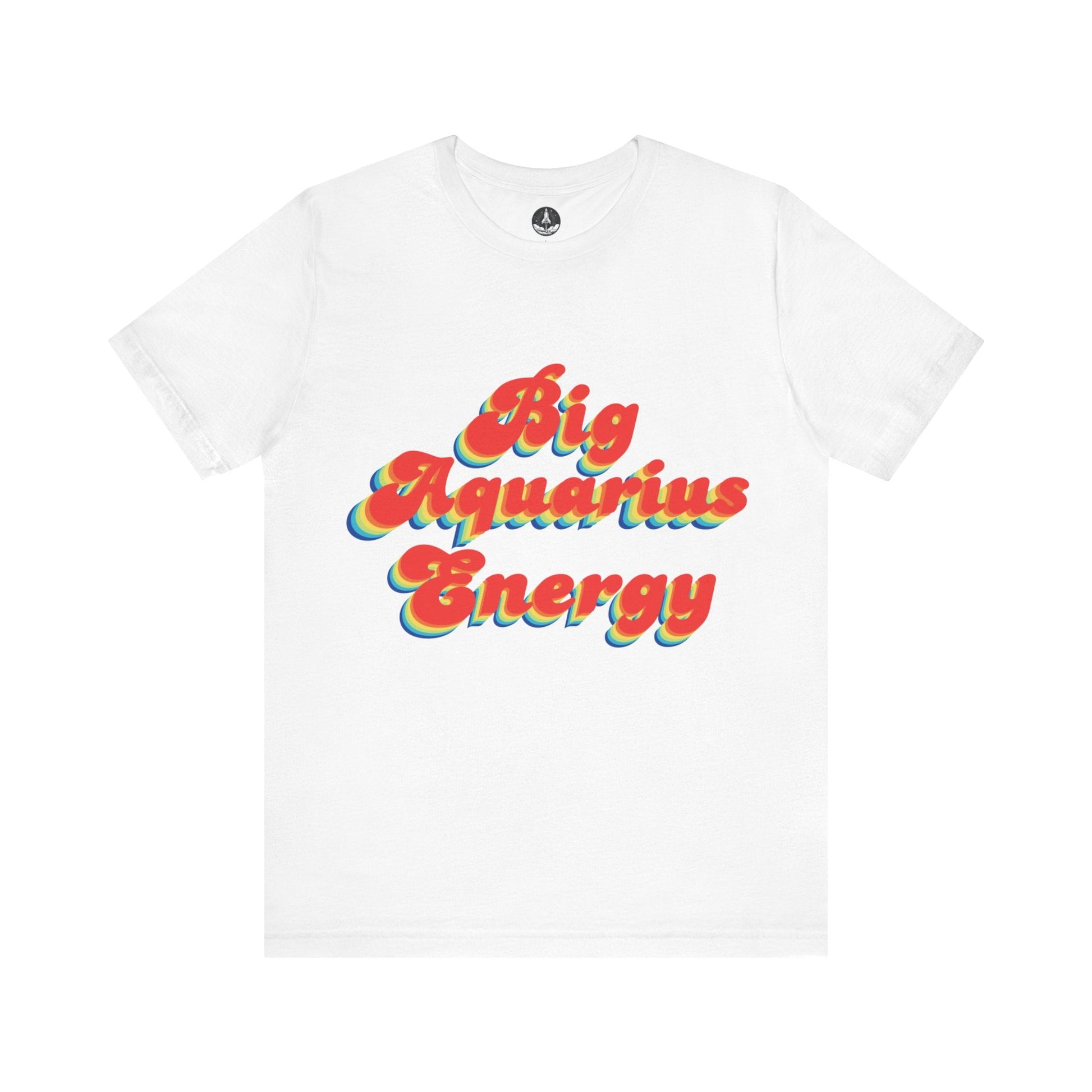 T-Shirt White / S Big Aquarius Energy TShirt