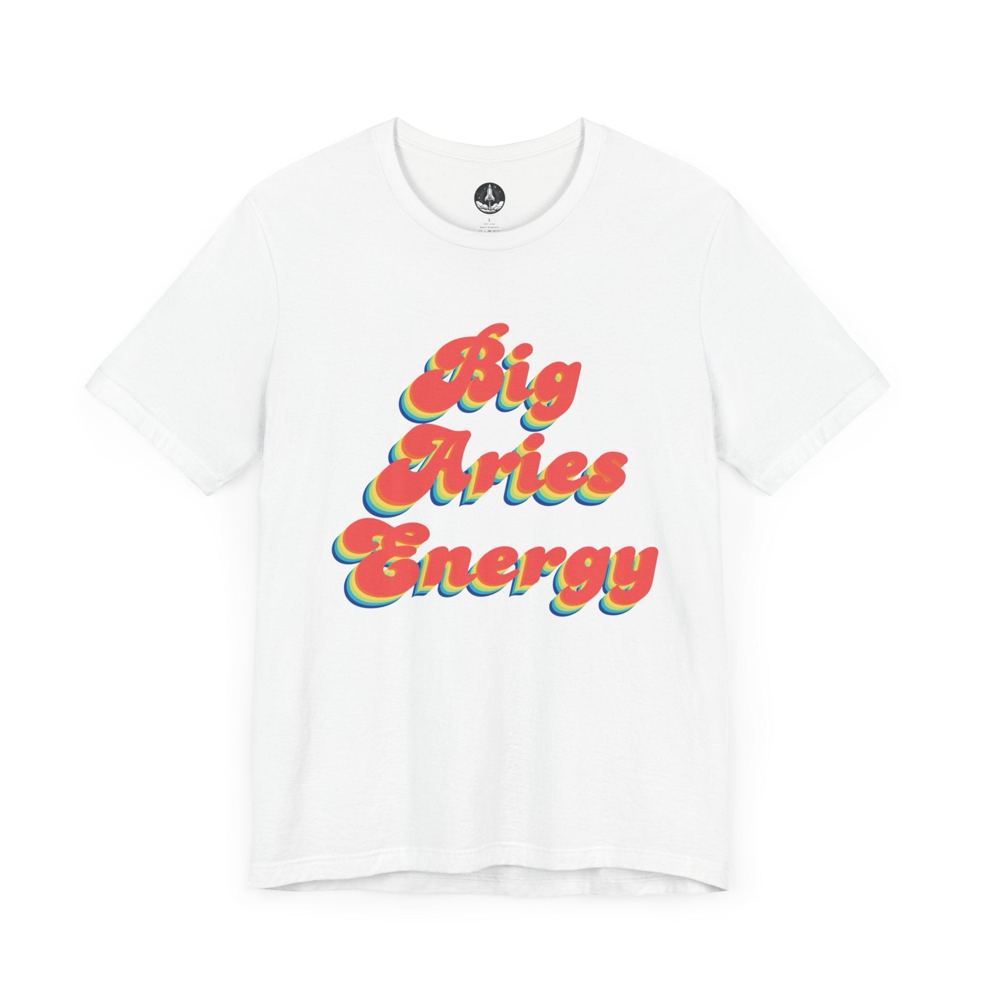 T-Shirt White / S Big Aries Energy T-Shirt