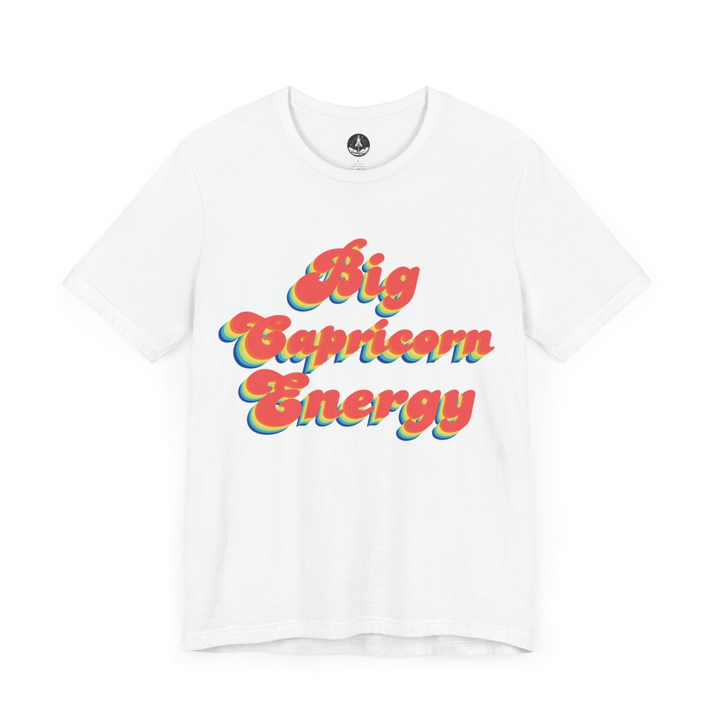 T-Shirt White / S Big Capricorn Energy T-Shirt