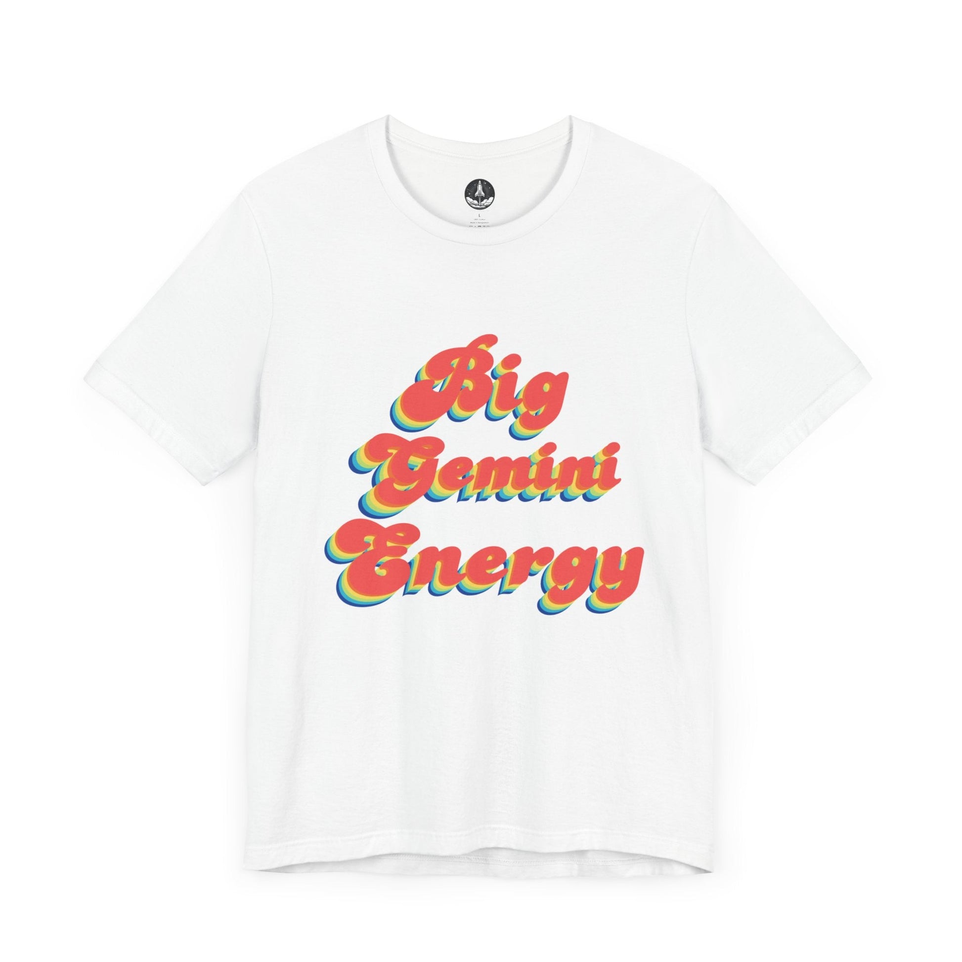 T-Shirt White / S Big Gemini Energy TShirt