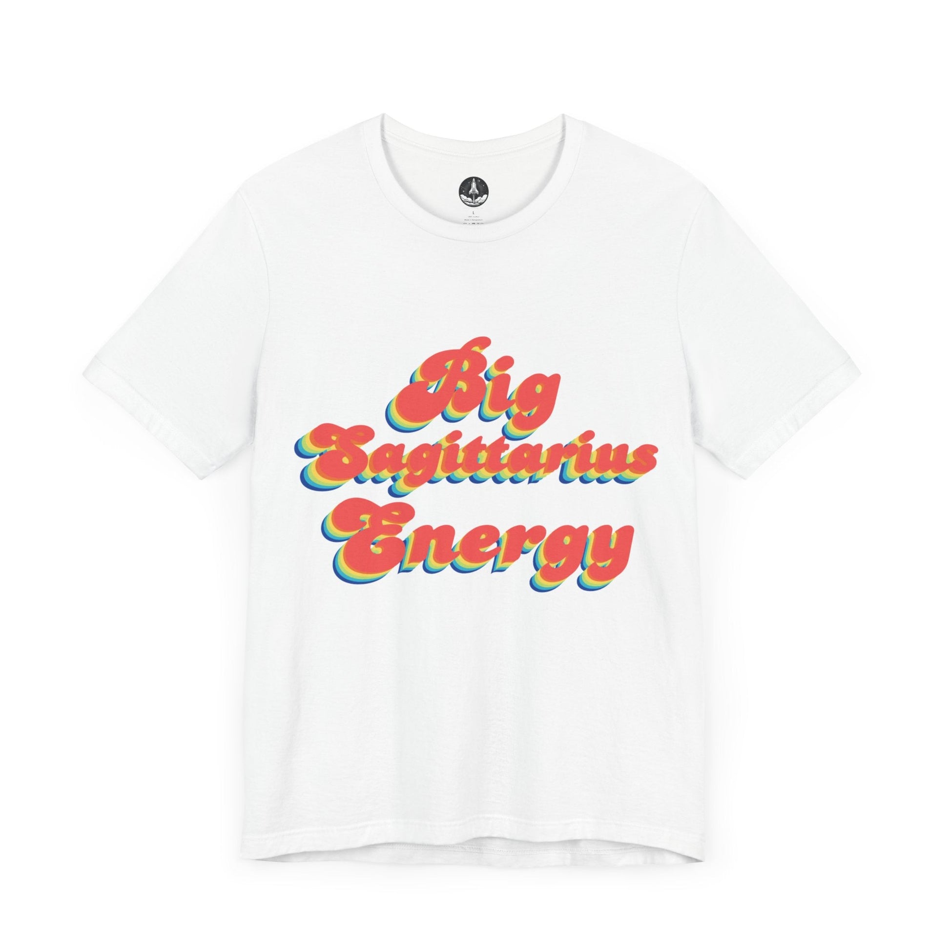 T-Shirt White / S Big Sagittarius Energy TShirt