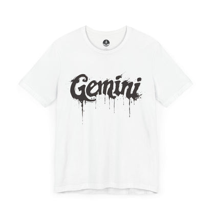 T-Shirt White / S Gemini Ink Drop TShirt