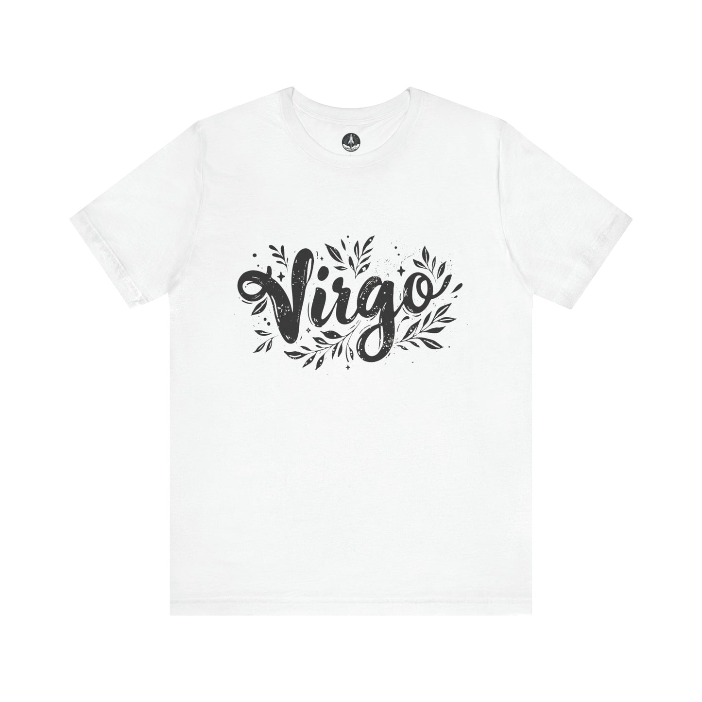 T-Shirt White / S Ink Splattered Virtue Virgo TShirt: Artistic Precision