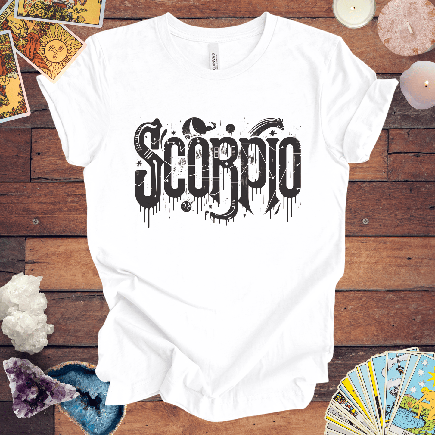 T-Shirt White / S Shadow Strike Scorpio TShirt: Enigmatic Power