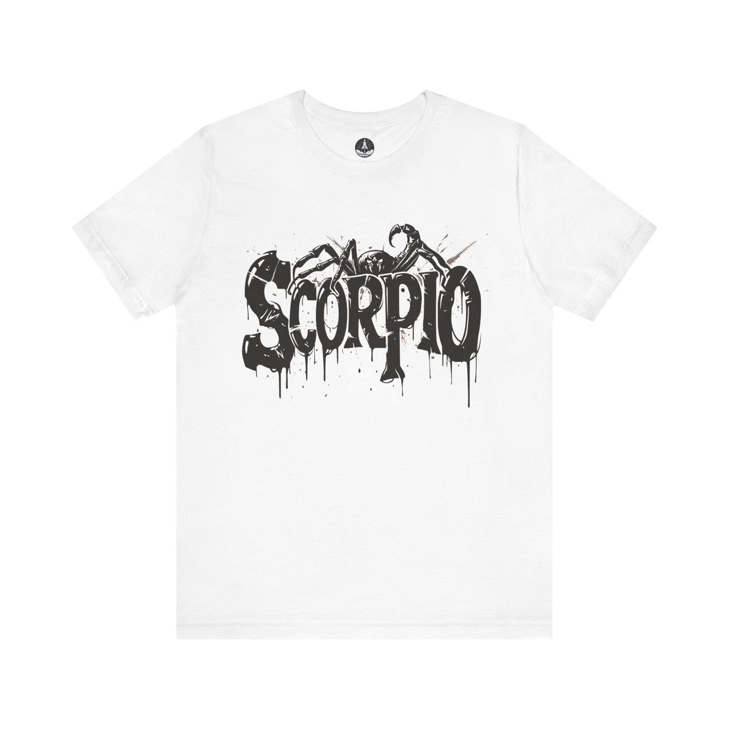 T-Shirt White / S Sting of Mystery Scorpio TShirt: Intensity Unleashed