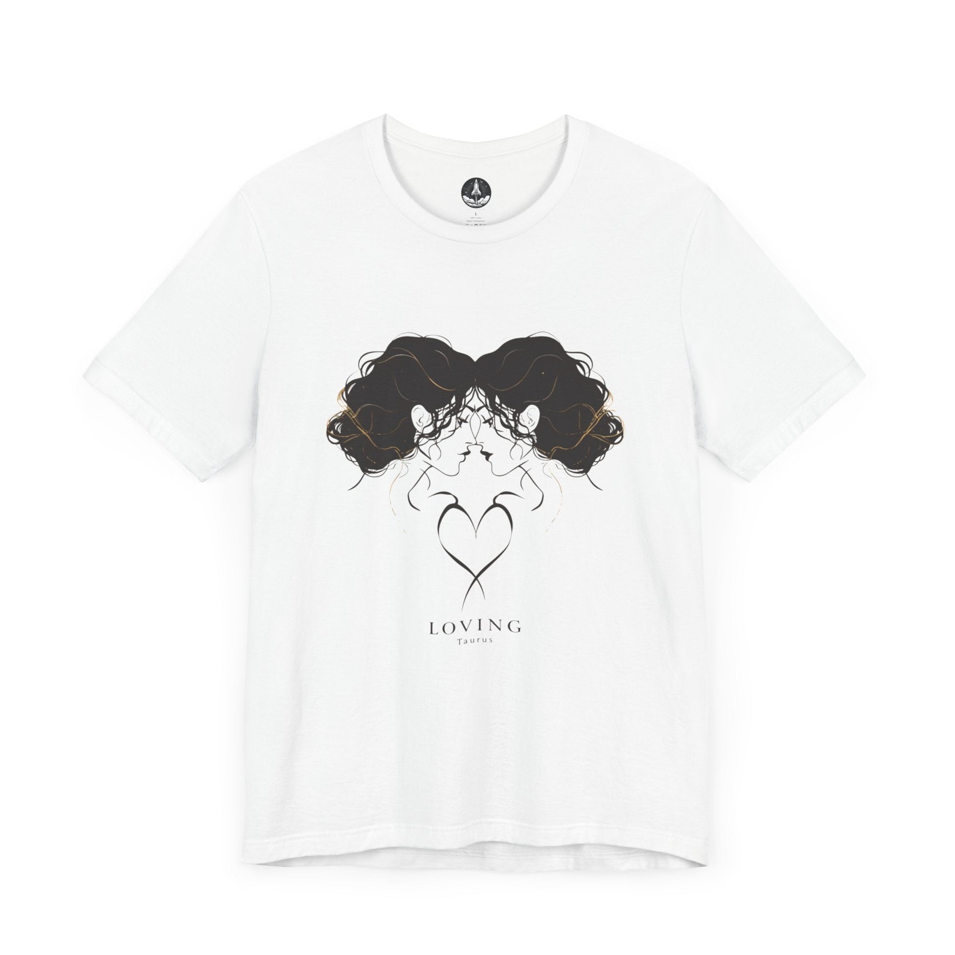 T-Shirt White / S Taurus Affection: The Loving Heart T-Shirt