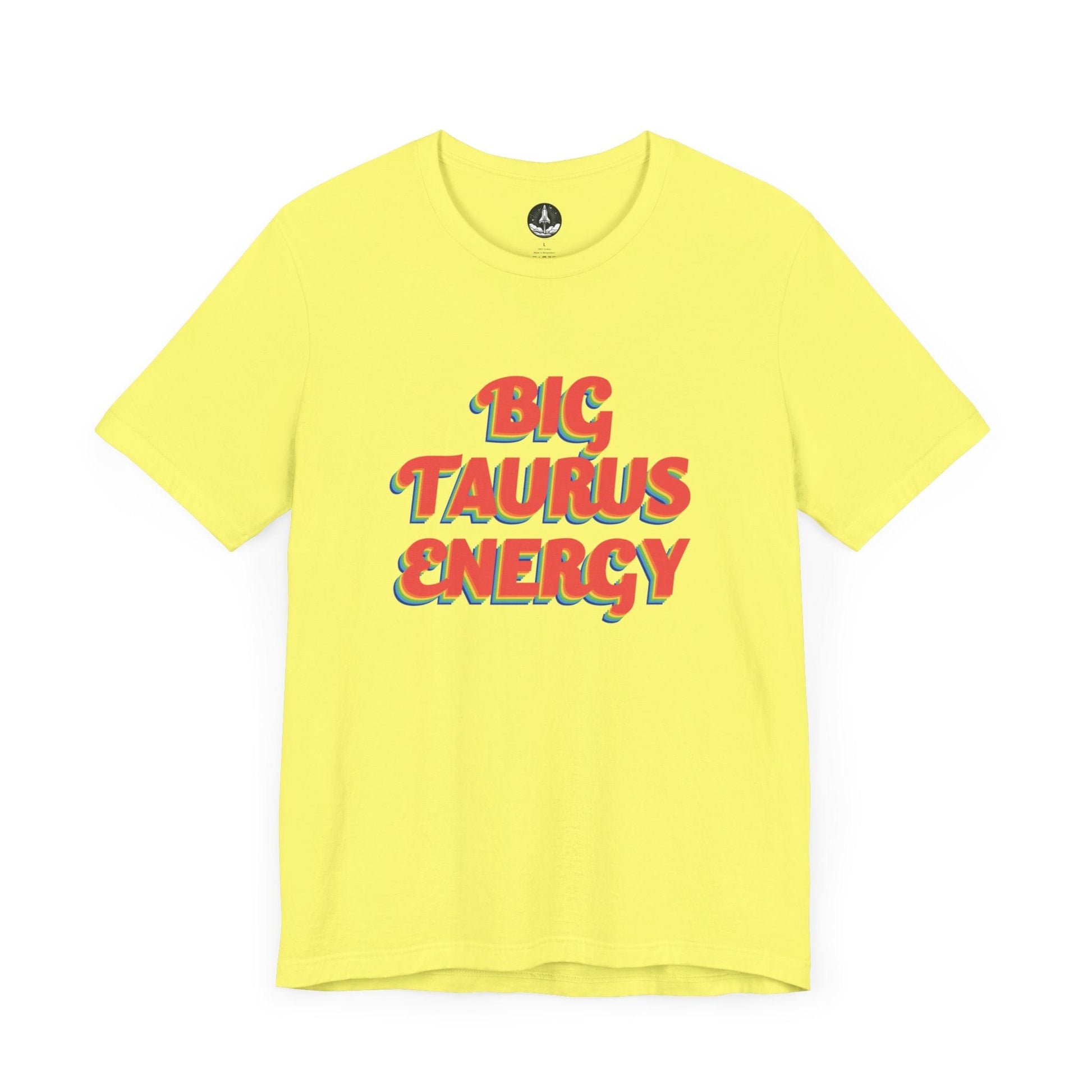 T-Shirt Yellow / S Big Taurus Energy T-Shirt