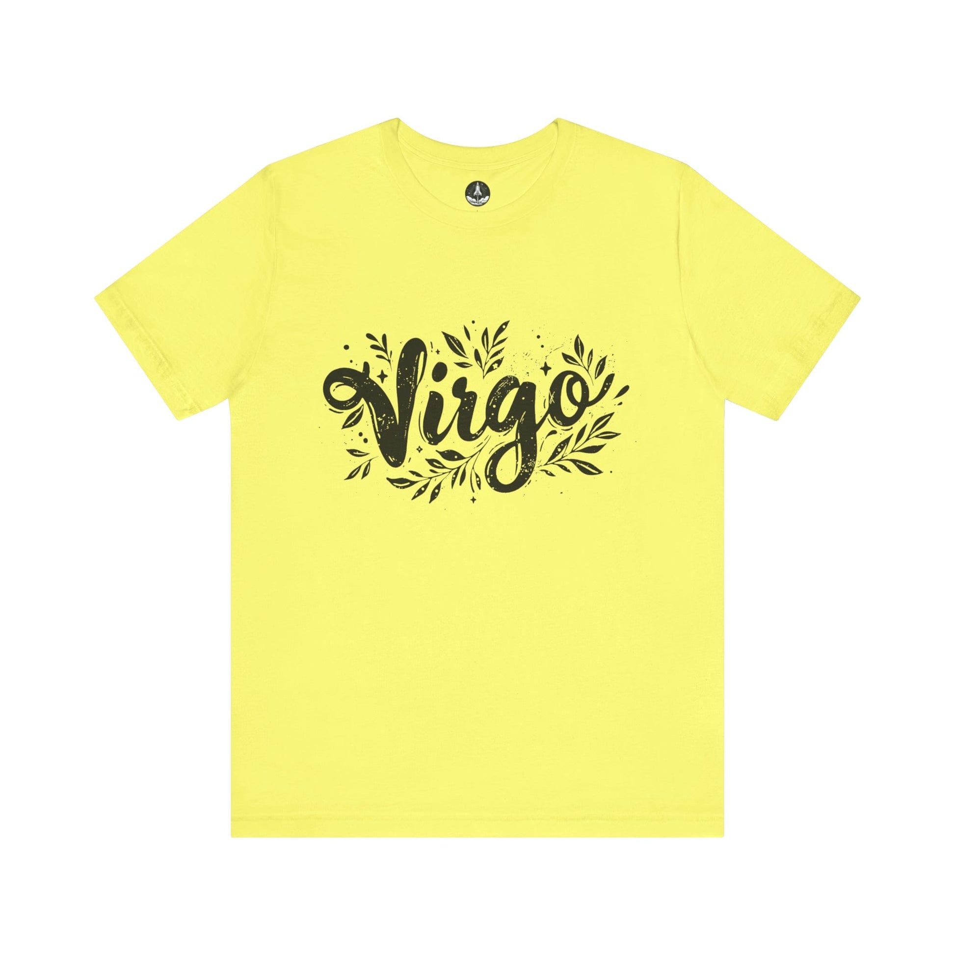 T-Shirt Yellow / S Ink Splattered Virtue Virgo TShirt: Artistic Precision