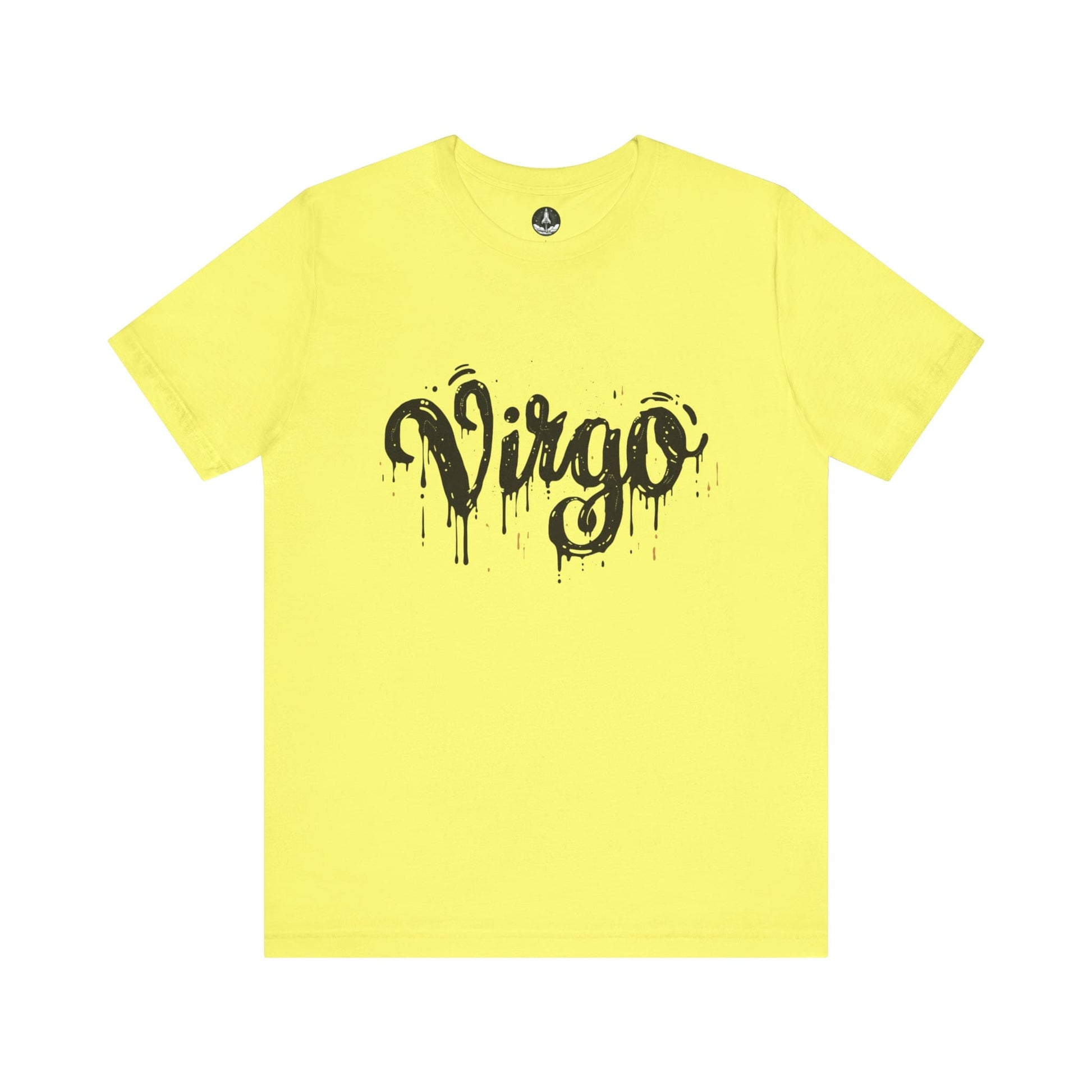 T-Shirt Yellow / S Inkwell Virtue Virgo TShirt: Melding Precision with Art
