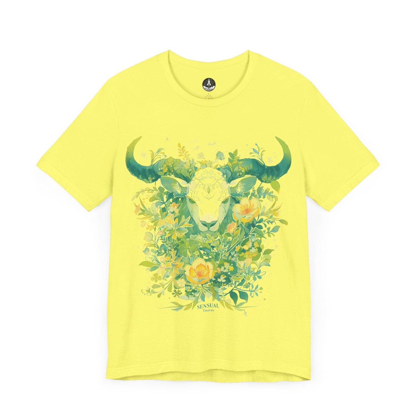 T-Shirt Yellow / S Taurus in Bloom: Astrology Garden T-Shirt