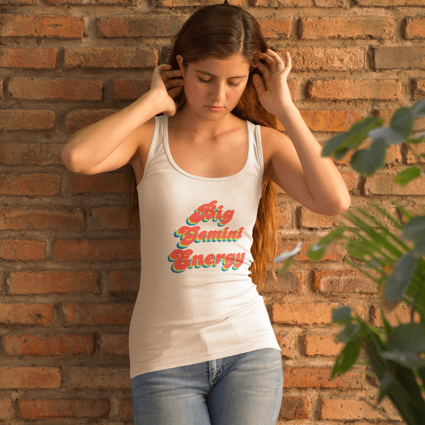 Tank Top Cosmic Vibes Gemini Racerback Tank