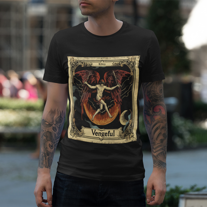 Libra Vengeful - Tarot Card T-Shirt - Halloween Limited Edition